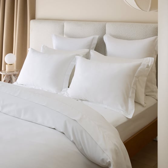 Giselle Egyptian Cotton White Pillowcases