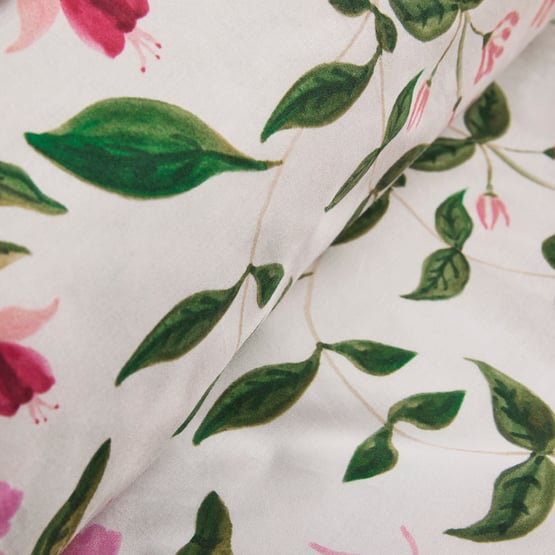 Greta Floral Pink Quilt Cover Set + Separates