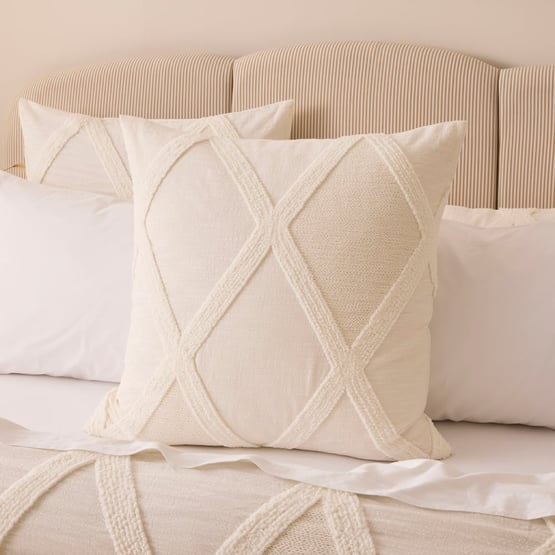 Levi Natural Tufted Pillowcases