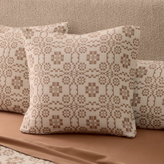 Roma Natural Jacquard Pillowcases