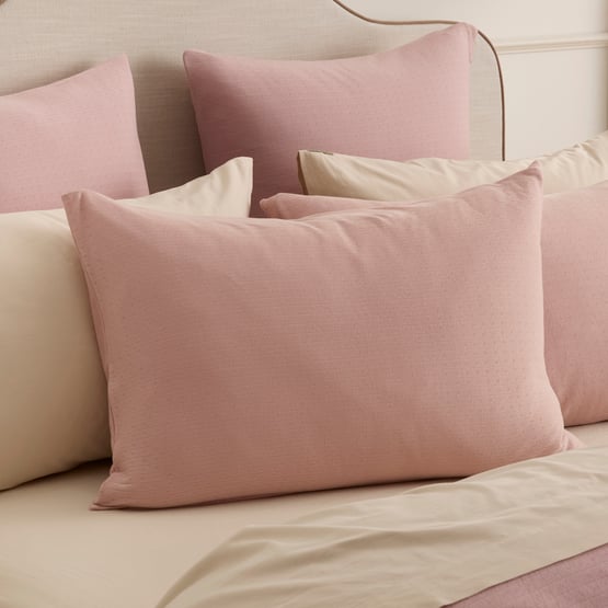 Jersey Pointelle Mauve Quilt Cover Set + Separates