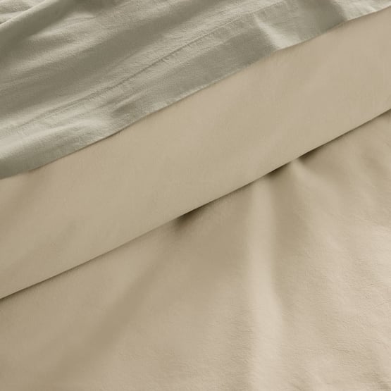 Stonewashed Cotton Pistachio Quilt Cover Separates