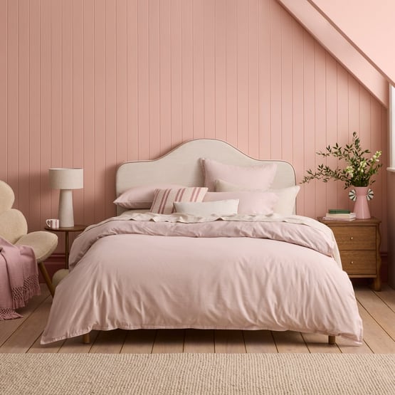 Relaxed Linen Look Petal Quilt Cover Set + Separates