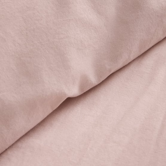Relaxed Linen Look Petal Quilt Cover Set + Separates