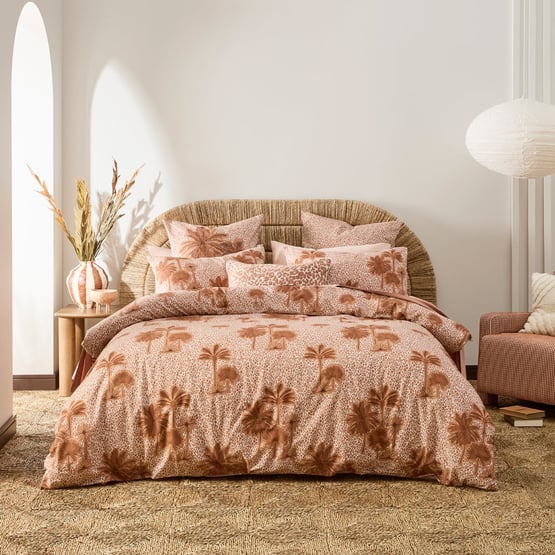 Safari Palm Spice Quilt Cover Set + Separates