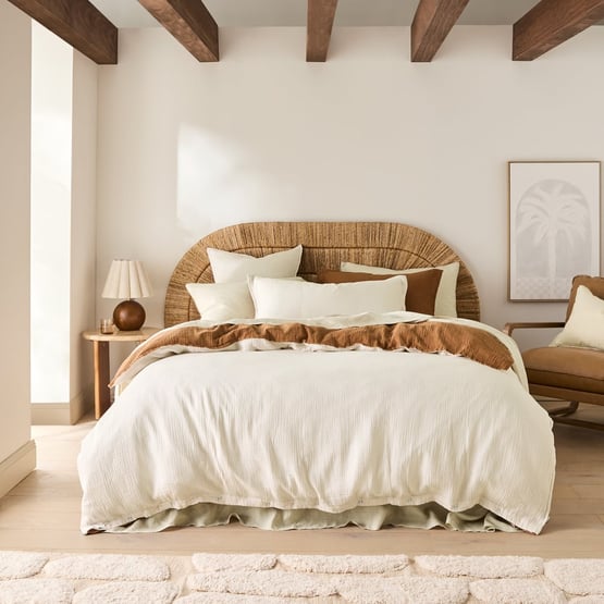 European 4 Sided Reversible Muslin Warm Quilt Cover Separates