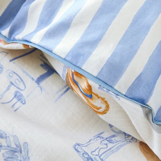 Riviera Dachshund Blue Quilt Cover Set + Separates