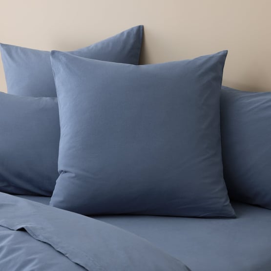 Stonewashed Cotton Bedlinen Bluestone Pillowcases