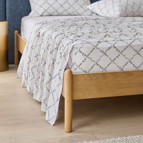 Esther Floral Off White Printed Sheet Set