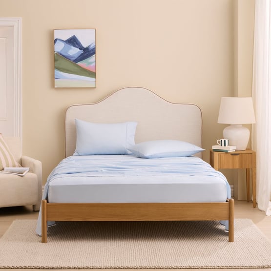 Worlds Softest Cotton Ice Blue Sheet Set