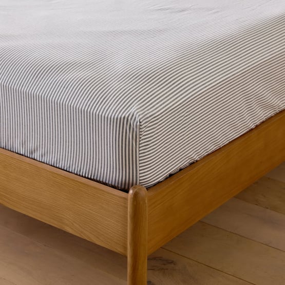 Fresh Navy Stripe Sheet Set