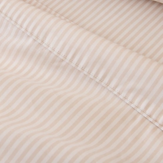 Fresh Natural Stripe Sheet Set