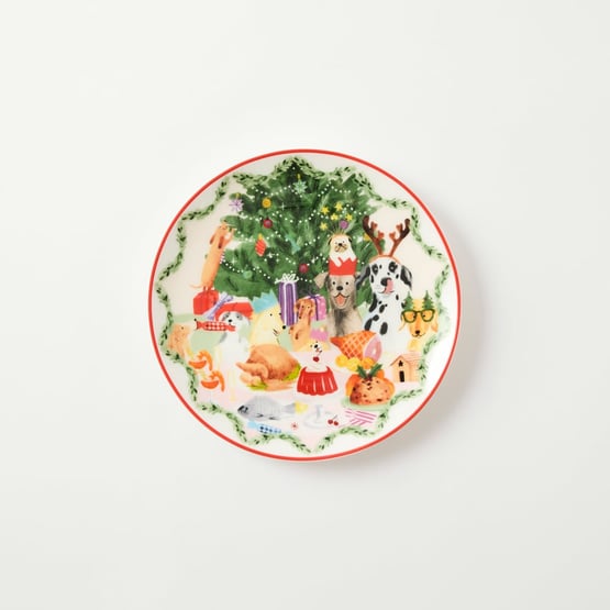 Dashing Dogs Plate