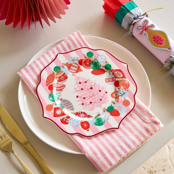 Vintage Christmas Plate