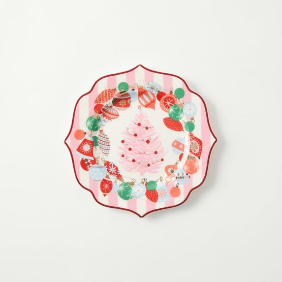 Vintage Christmas Plate