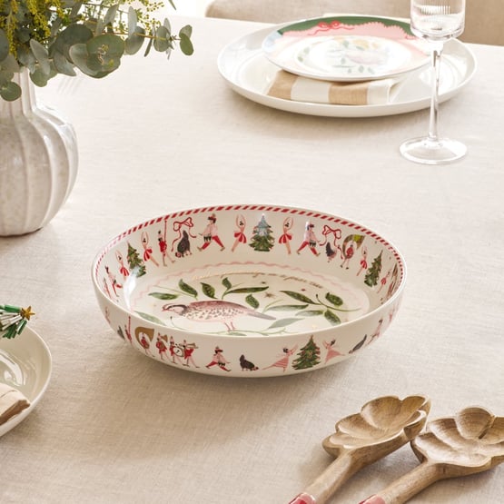 12 Days of Christmas Serving Bowl