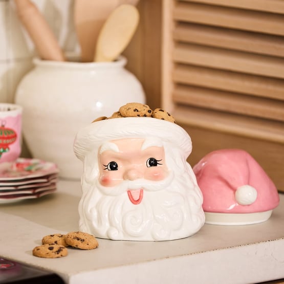 Christmas Santa Cookie Jar