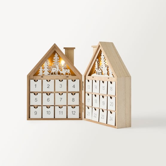 Festive Scenes Natural Advent Calendar