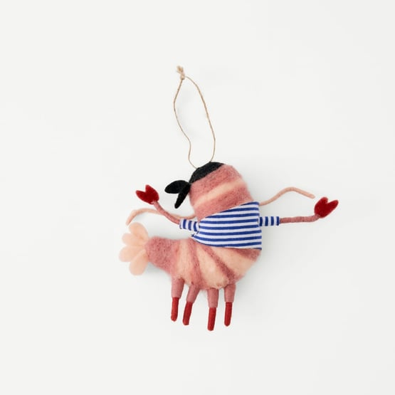 Prawn Felted Friend