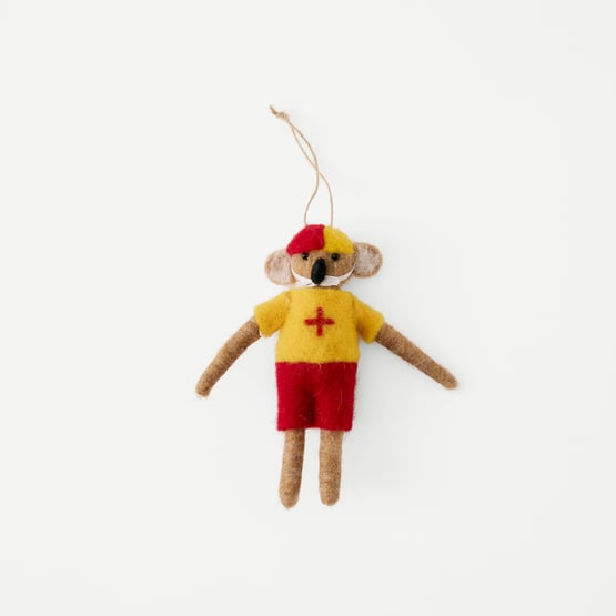 Surf Guard Felted Friend