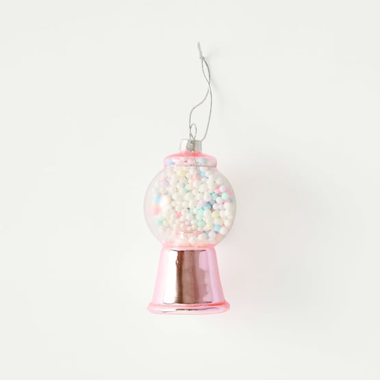 Vintage Glass Gumball Ornament
