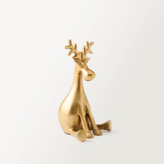 Gold Legs Akimbo Santas Reindeer