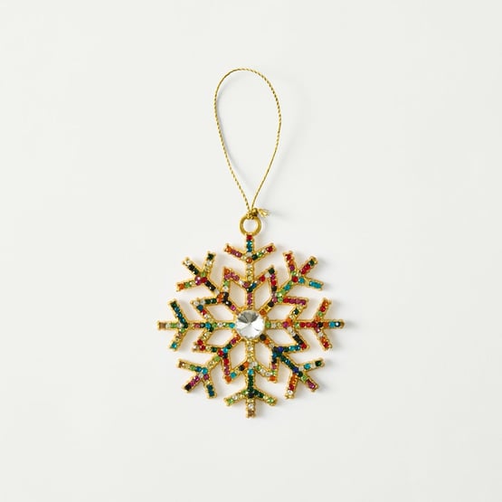 Crystal Jewel Snowflake Decoration