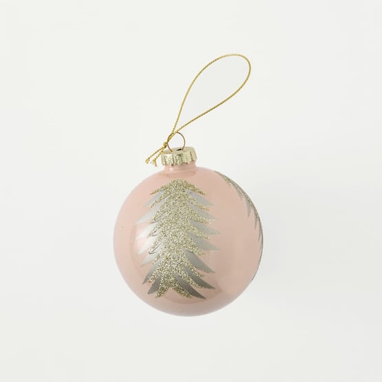 Glitter Bauble Set of 28