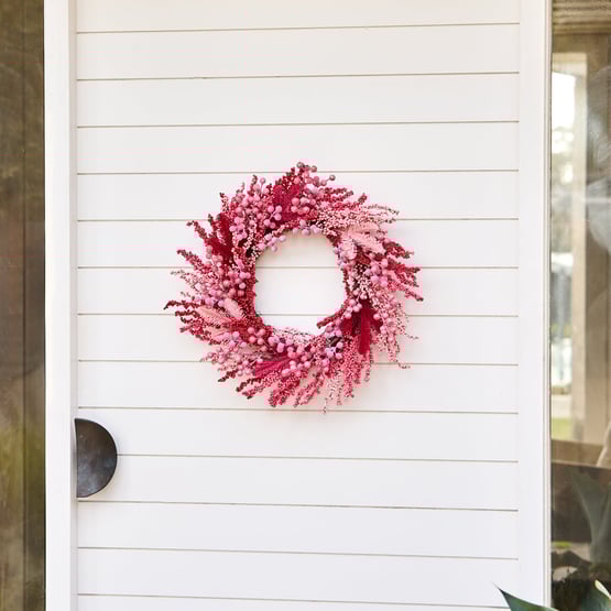 Wildberry Red & Pink Wreath