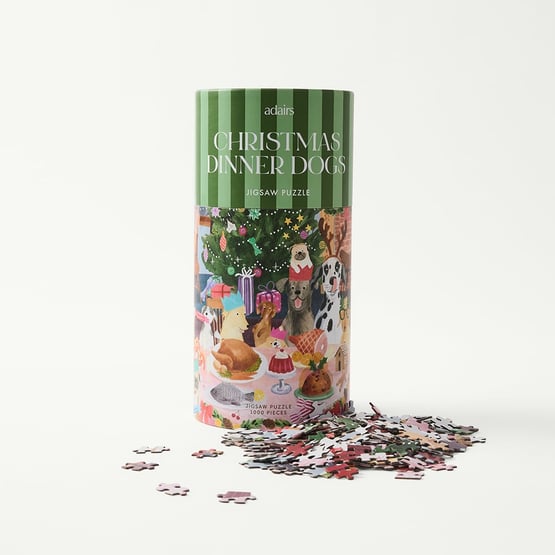 Christmas Dinner Dogs Novelty Puzzle