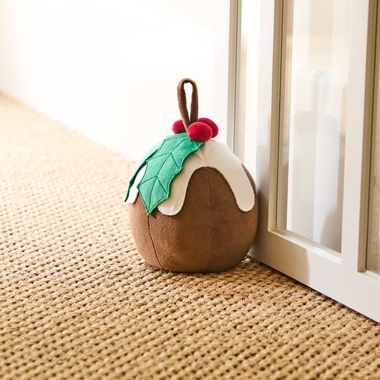 Plum Pudding Door Stop