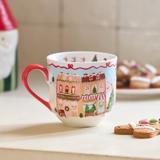 Gingerbread Village Mug
