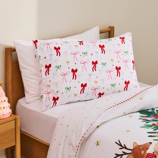 Have A Fairy Merry Christmas Text Pillowcase