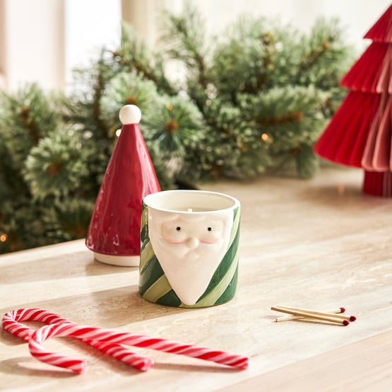 Ceramic Santa Candle 160g