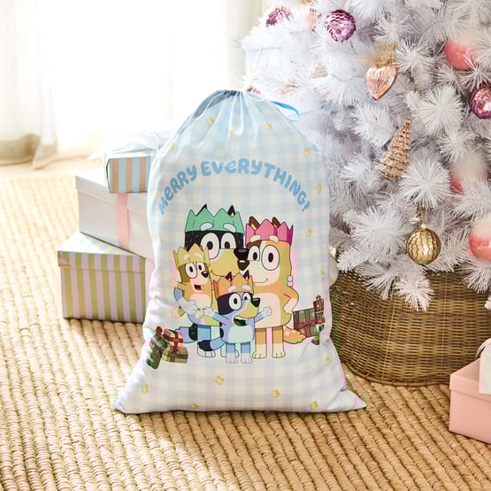BBC Bluey Merry Everything Santa Sack