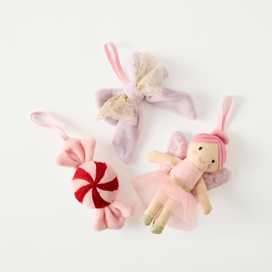 Fairy Christmas Tree Decorations Pack of 3