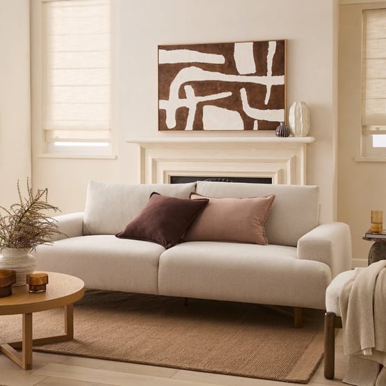 Colorado Ecru 3 Seater Sofa