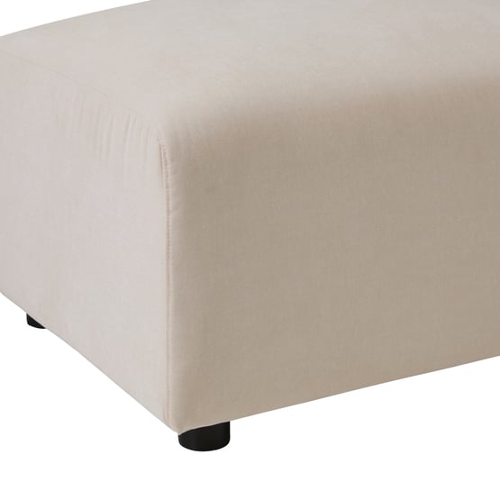 Lola Cream Modular Ottoman