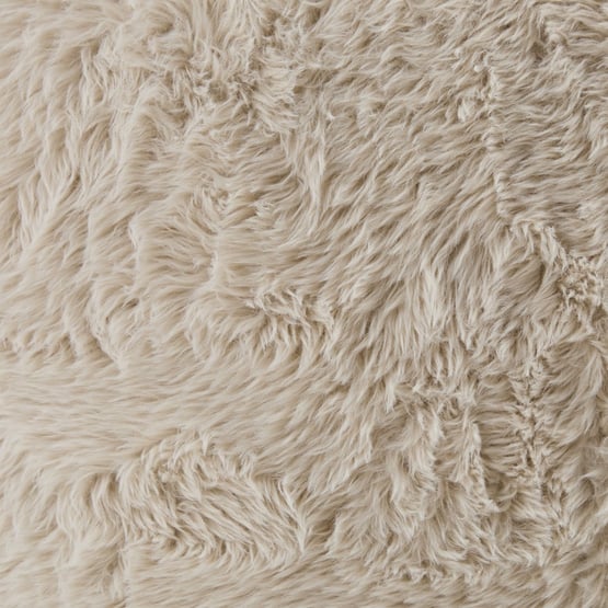 Scarlette Beige Fur Lounge Chair