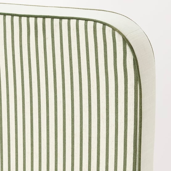 Seline Natural & Forest Stripe Reversible Bedhead