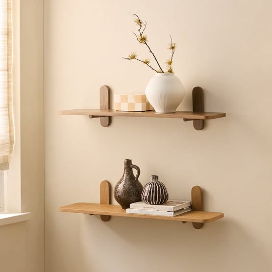 Boston Walnut Wall Shelf
