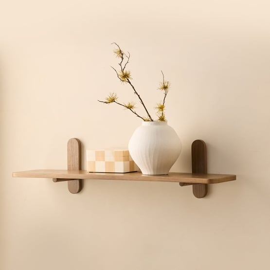 Boston Walnut Wall Shelf