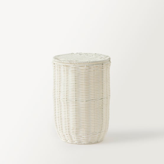 Suki White Dust Bin