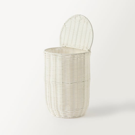 Suki White Dust Bin