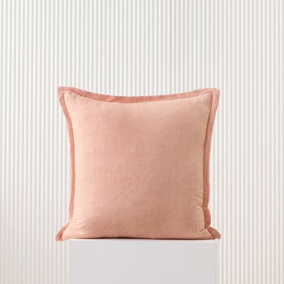 Jamie Linen Clay Cotton Cushion