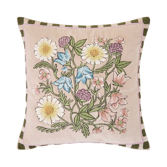 Millie Bouquet Natural & Green Cushion