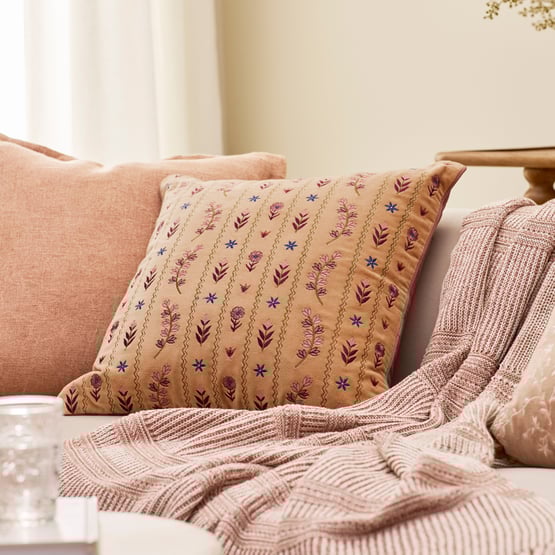 Annika Hazel Floral Cushion