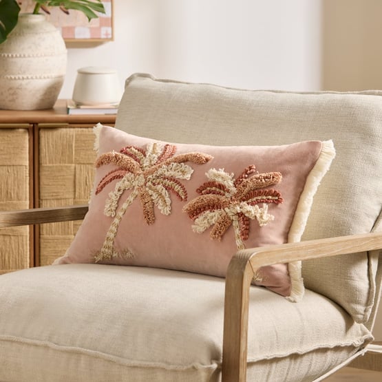 Kaia Cork Velvet Cushion