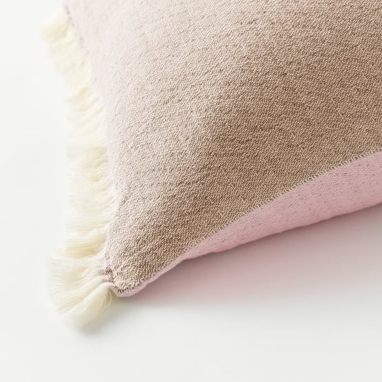 European Collection Elio Light Lilac & Chocolate Malt Cushion