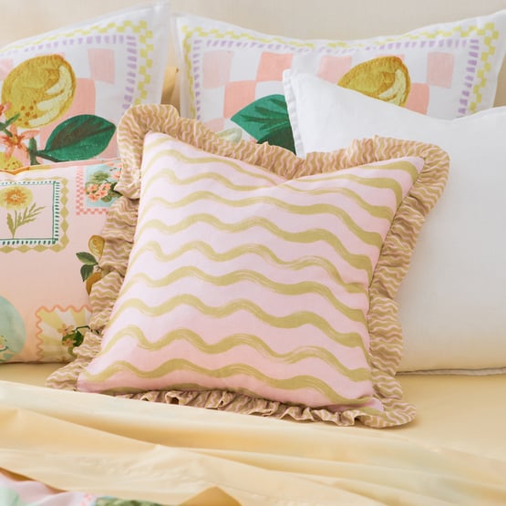 Mindi Pink & Green Cushion